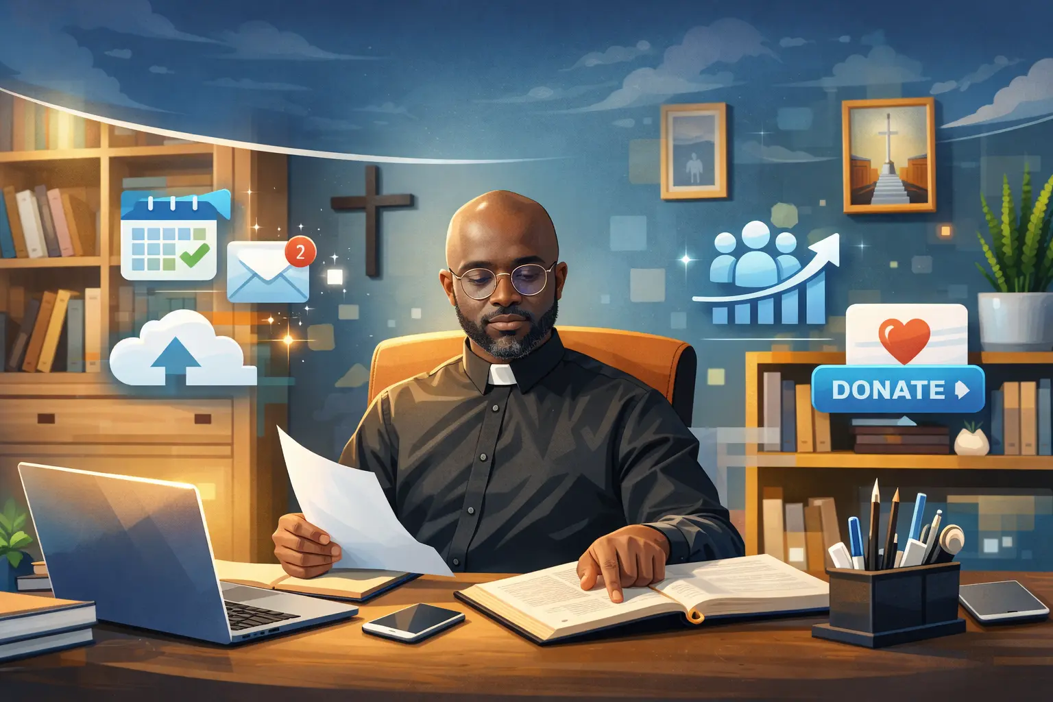 Cover Image for How to Turn One Sermon Into a Week of Ministry Content