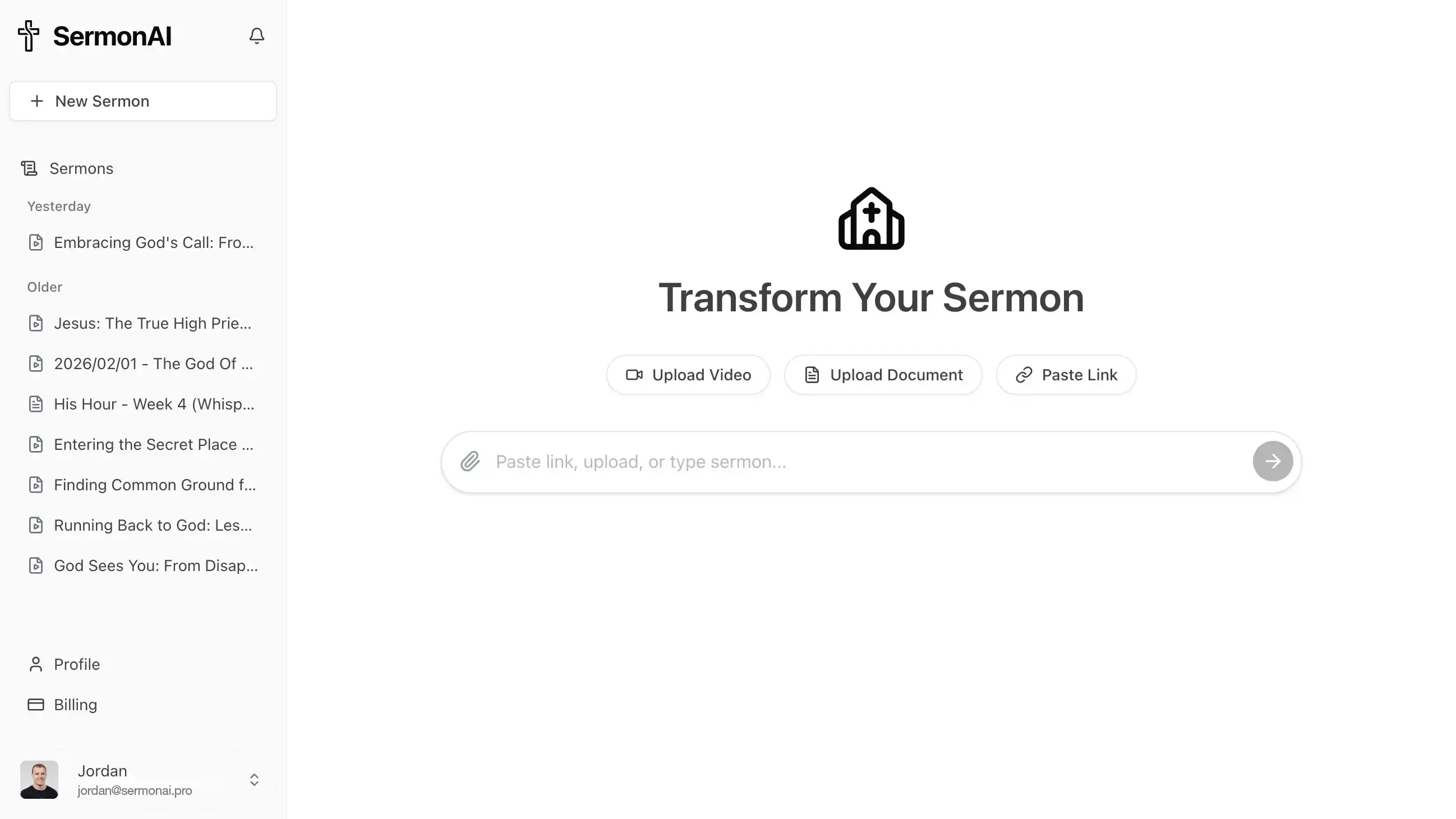 Cover Image for SermonAI 1.0 — Now Open to Everyone